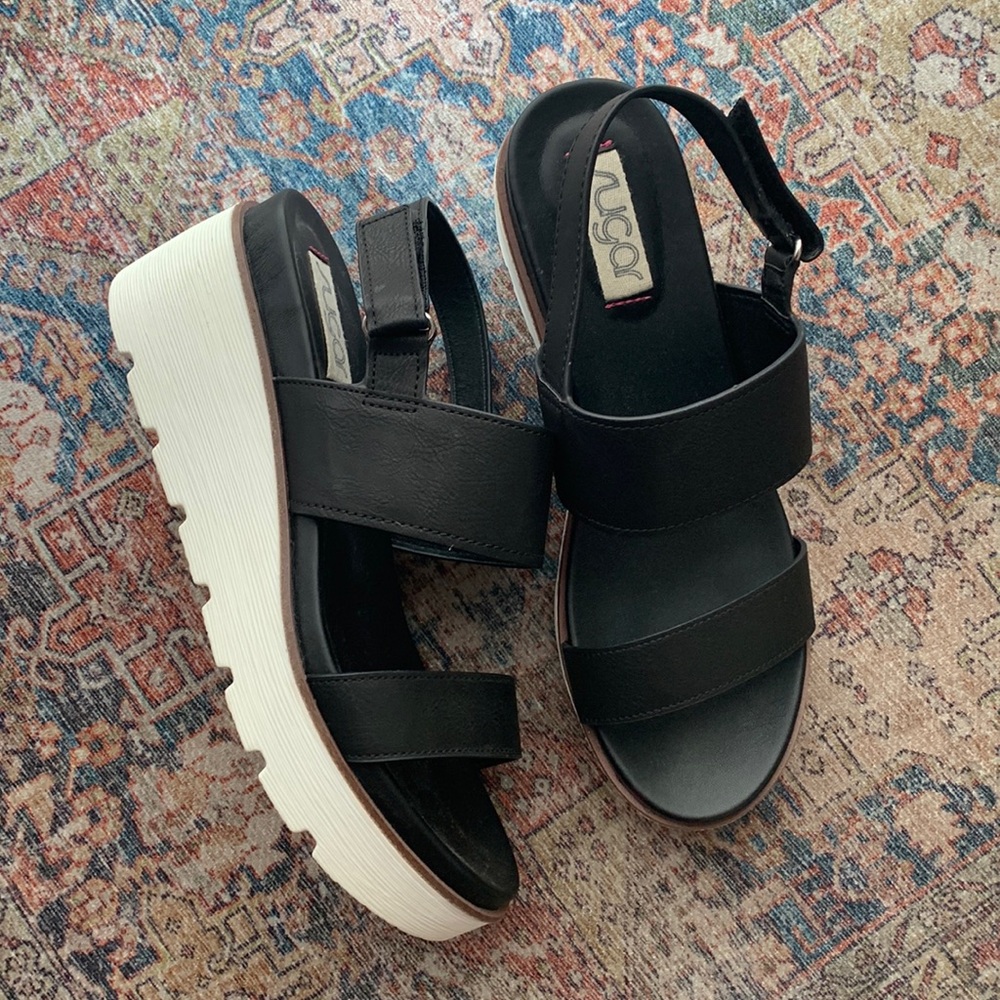 Sugar Velcro wedge sandal